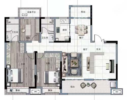 建投·珺悦府户型图