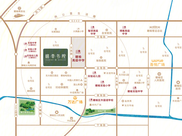 桃李书院楼盘区位规划