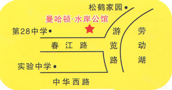 曼哈顿水岸公馆楼盘区位规划