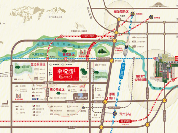 卓悦城楼盘区位规划