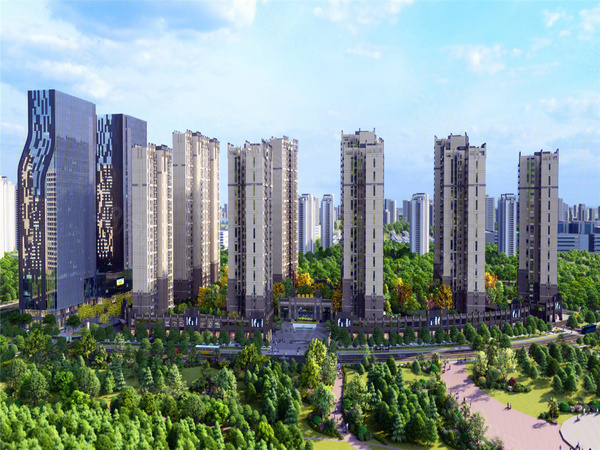 恒金国际楼盘建筑物外景