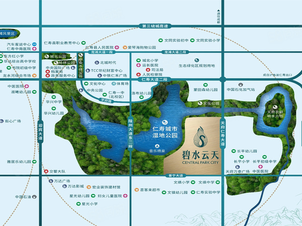 蜀道碧水云天楼盘区位规划