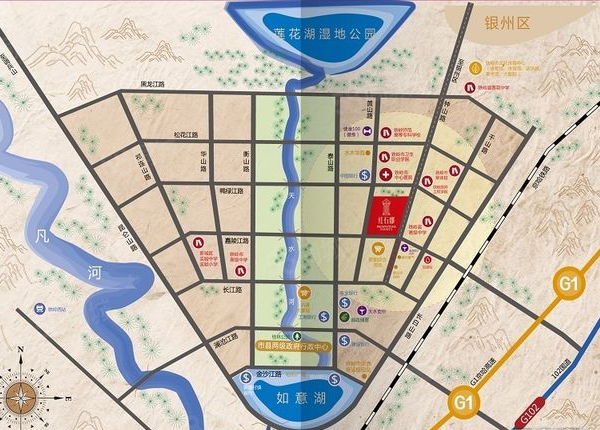 泛欧·红石郡楼盘区位规划