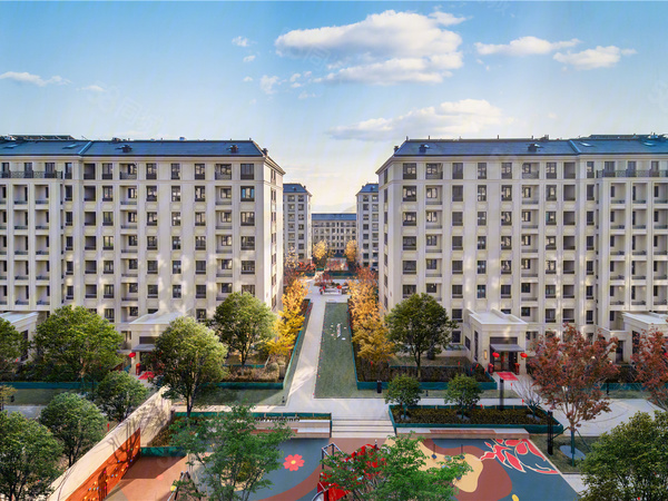 綠城西府海棠樓盤建筑物外景