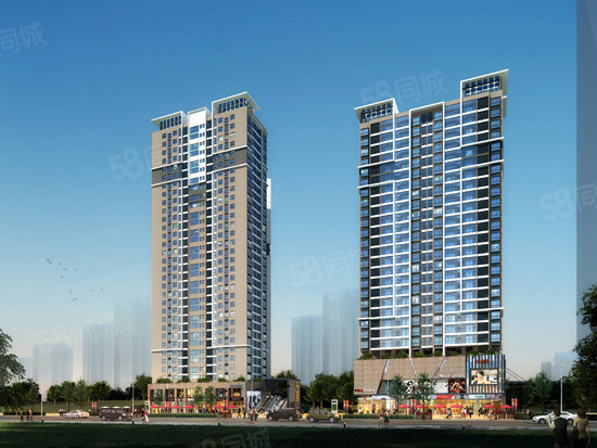 亿都铂金时代楼盘建筑物外景