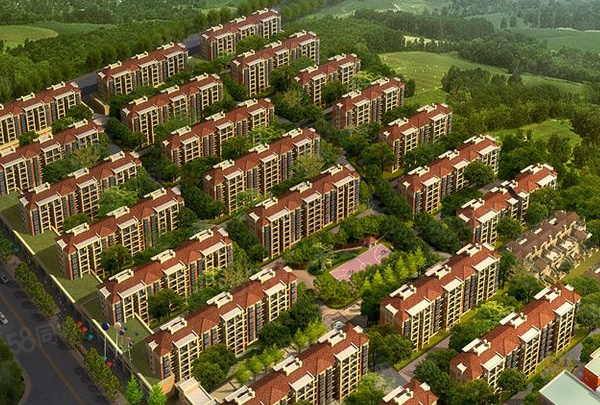 半岛华府二期楼盘建筑物外景