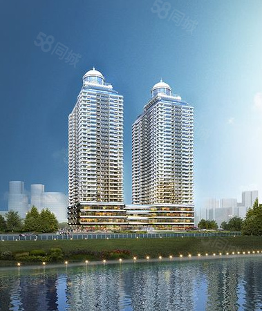 天际上城·双子灯塔楼盘建筑物外景