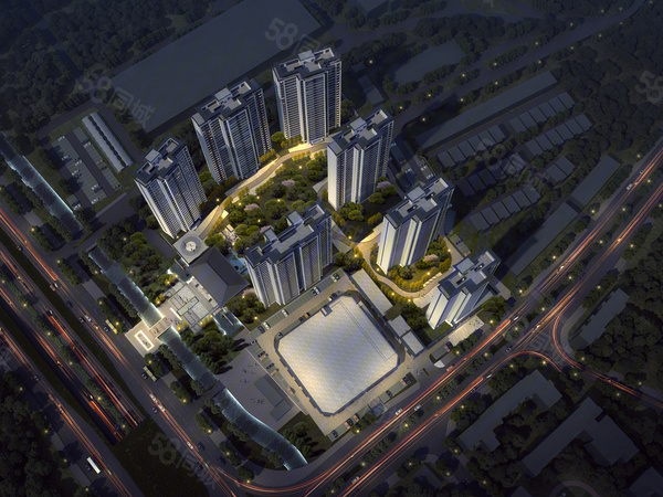 建发云著楼盘建筑物外景