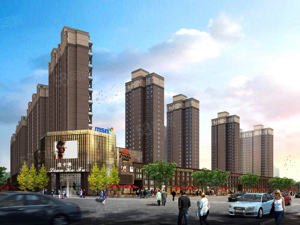 阳光城楼盘建筑物外景