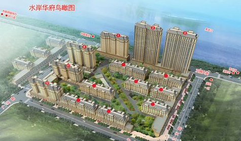 水岸华府规划沙盘
