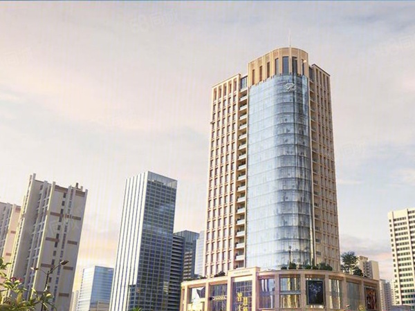 智慧大厦楼盘建筑物外景