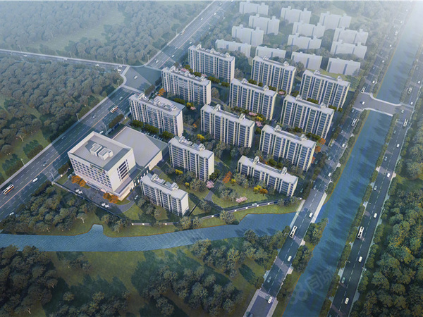 万籁拾光楼盘建筑物外景