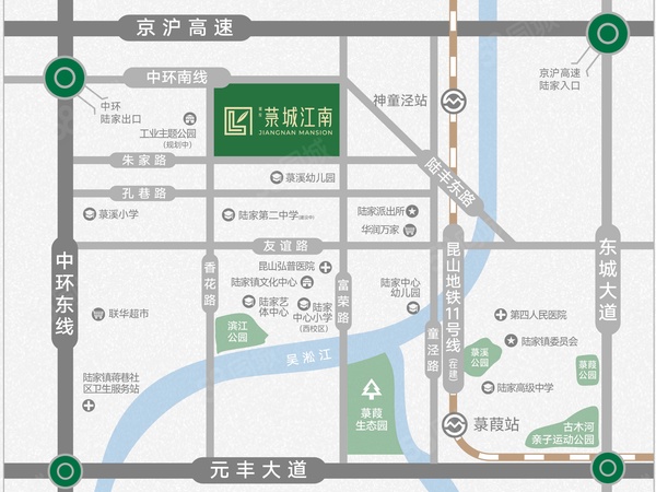 菉城江南楼盘区位规划