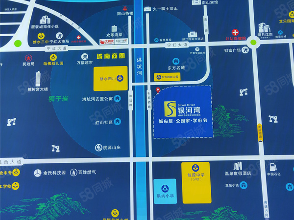 银河湾楼盘现场环境