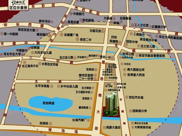 悦水澜庭楼盘区位规划