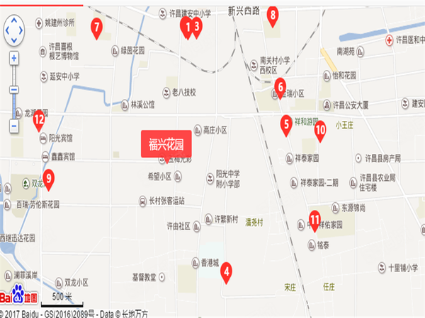 福兴花园楼盘区位规划