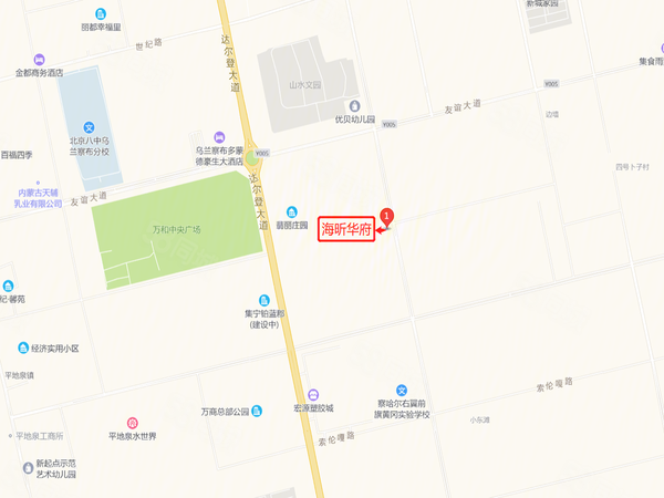 海昕华府楼盘区位规划