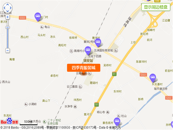 江南国际服装城楼盘区位规划