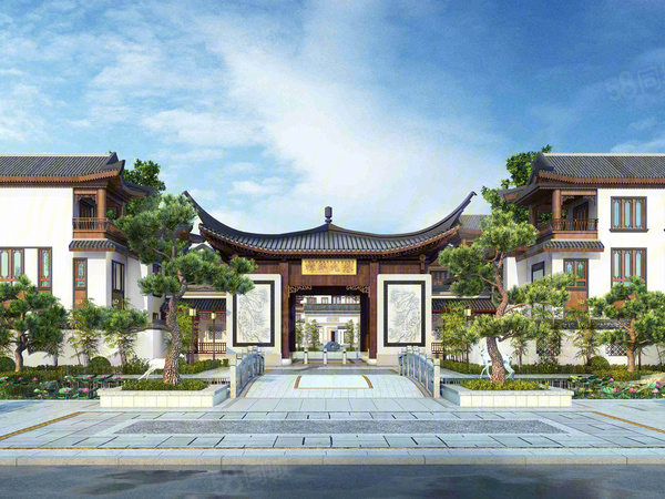 樟华九巷二期凤起章台全景图
