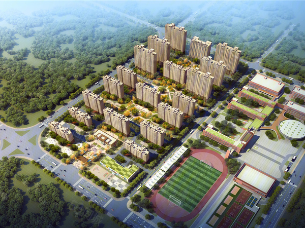 滨和·沁园楼盘建筑物外景