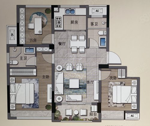 步阳江东华府户型图