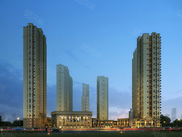 郑地璞园楼盘建筑物外景