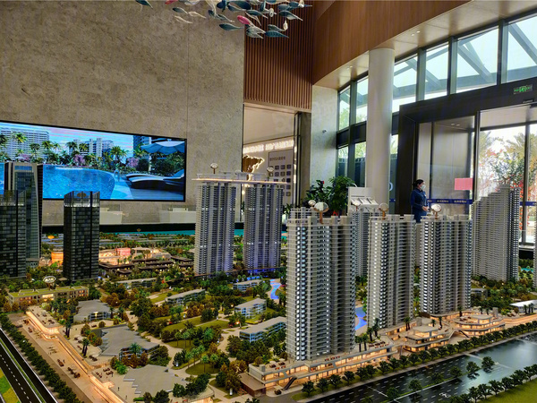 向海金融城规划沙盘