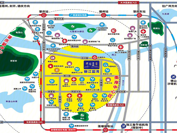 丽江蓝湾楼盘区位规划