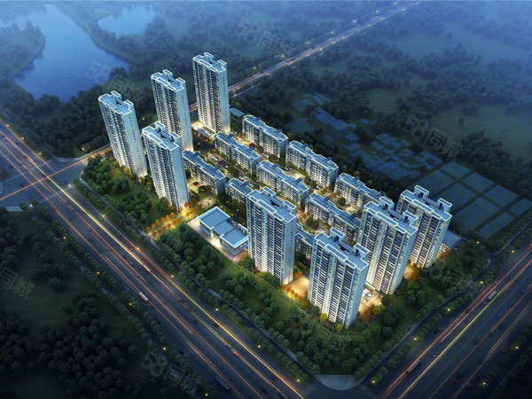 蓝光未来辰悦楼盘建筑物外景