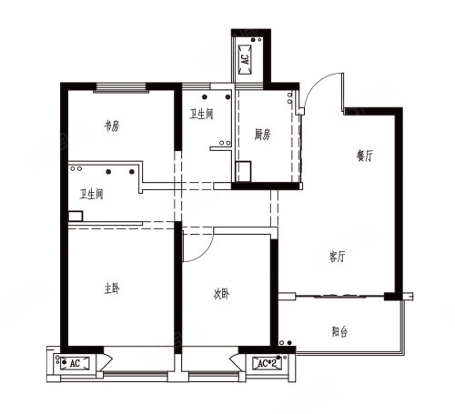 建滔菁庭户型图
