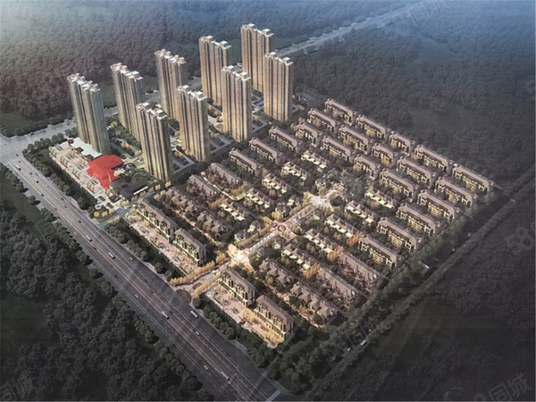 海通御墅蓝庭楼盘建筑物外景