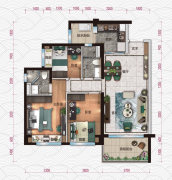 廉江碧桂园君悦华庭户型图