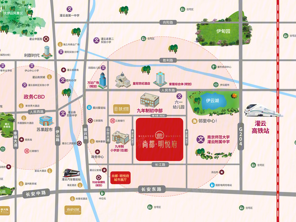 尚都明悦府楼盘区位规划
