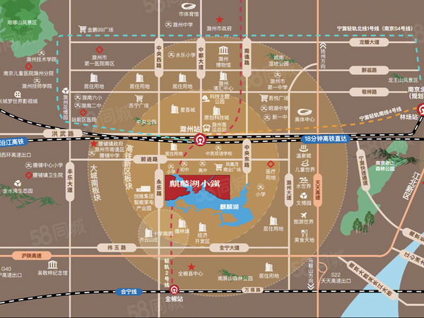 创维麒麟湖楼盘区位规划
