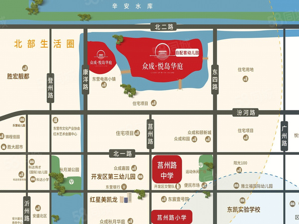 众成·悦岛华庭楼盘区位规划