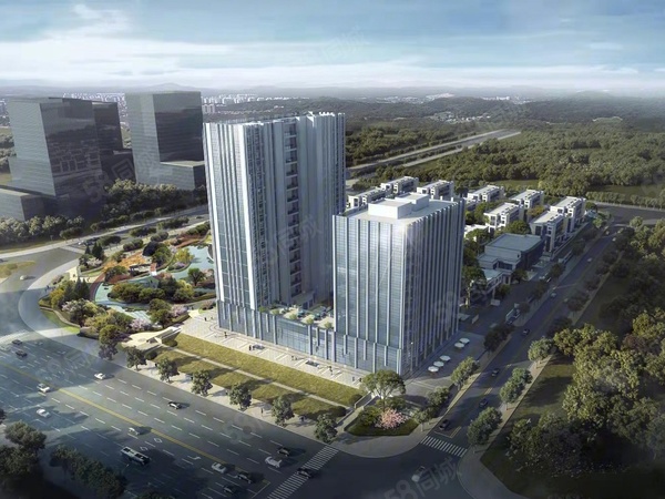 青云凤起城楼盘建筑物外景