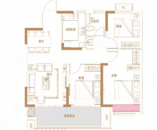 蒙城城投时代广场全景图