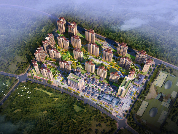 百基·世纪城楼盘建筑物外景