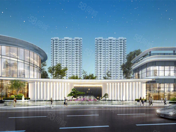 玫瑰佳恒一品楼盘建筑物外景