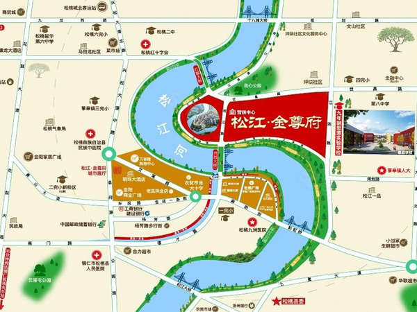 松江·金尊府楼盘区位规划