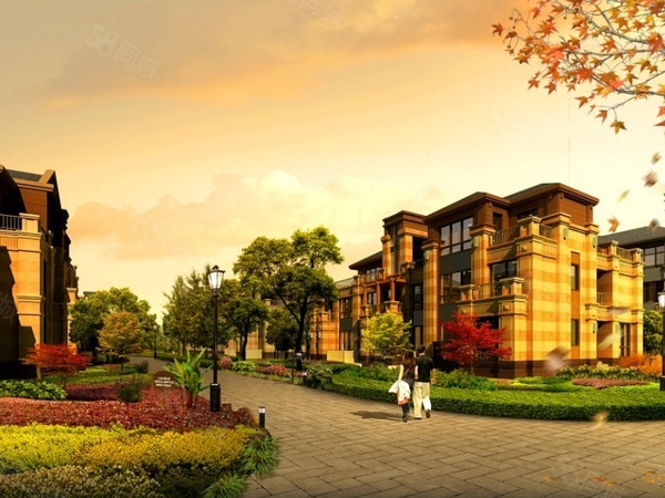 绿地公园壹品楼盘建筑物外景