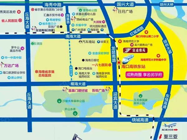 富通雅苑楼盘区位规划