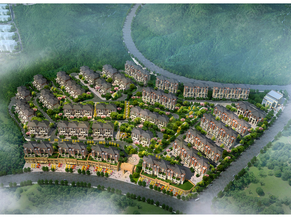 大理北京灣樓盤建筑物外景