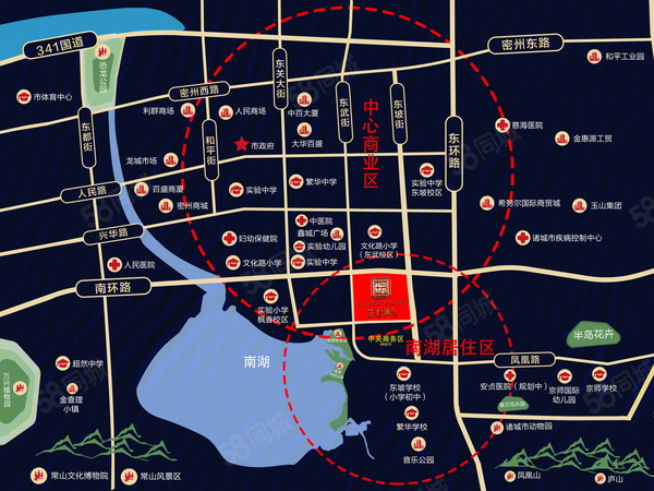 山钢碧桂园·玖珑台楼盘区位规划