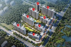 汝州市汝东新区汝州大唐观湖云著楼盘新房真实图片