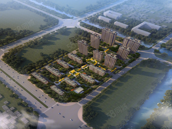 鼎泰公園壹號院楼盘建筑物外景