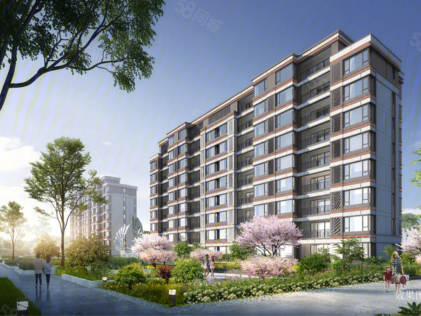 龙湖中德开·春江悦茗楼盘建筑物外景