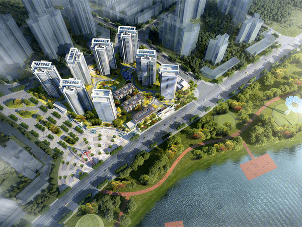 道轩·望江府鸟瞰图