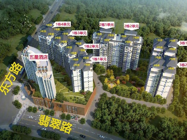 龙腾国际鸟瞰图