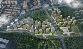 城阳区正阳路和达北岸·山语城楼盘新房真实图片